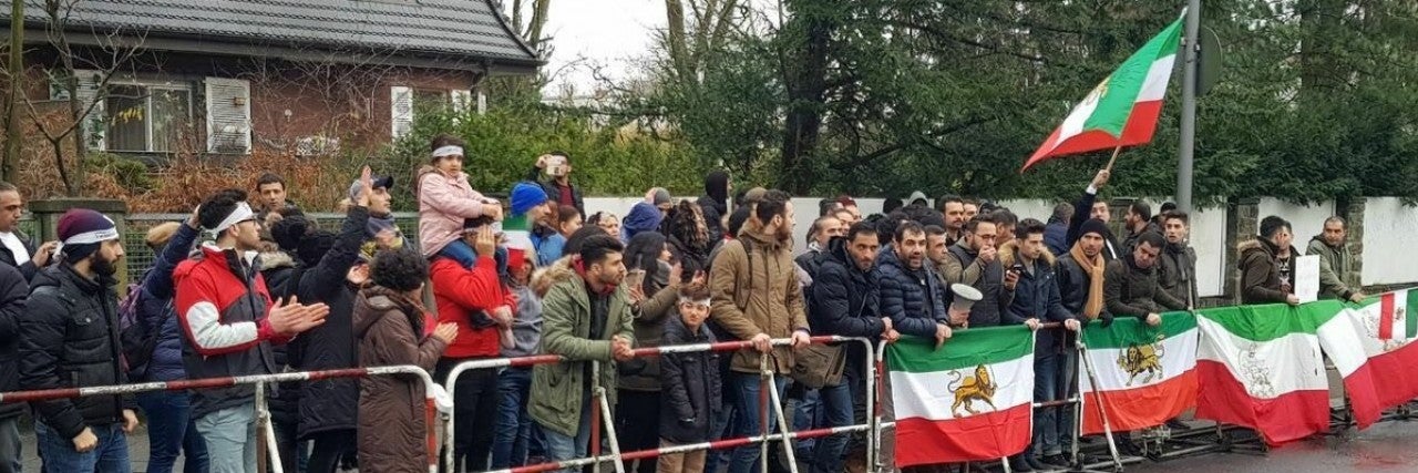 Photo of an Iranian protest