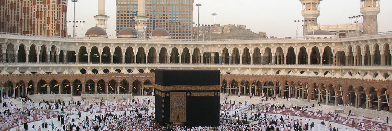 The Kaaba in Mecca.