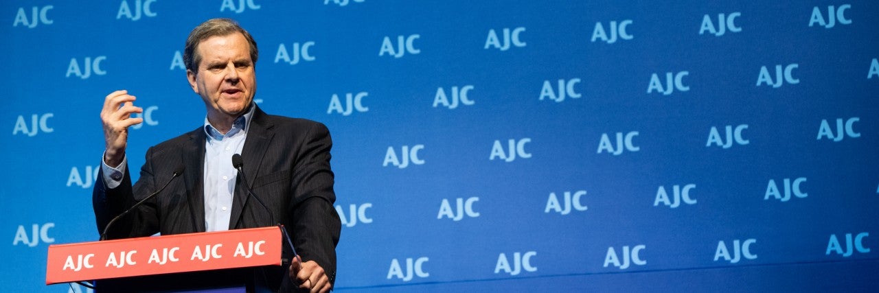 Photo of AJC CEO David Harris at AJC Global Forum 2018 in Israel