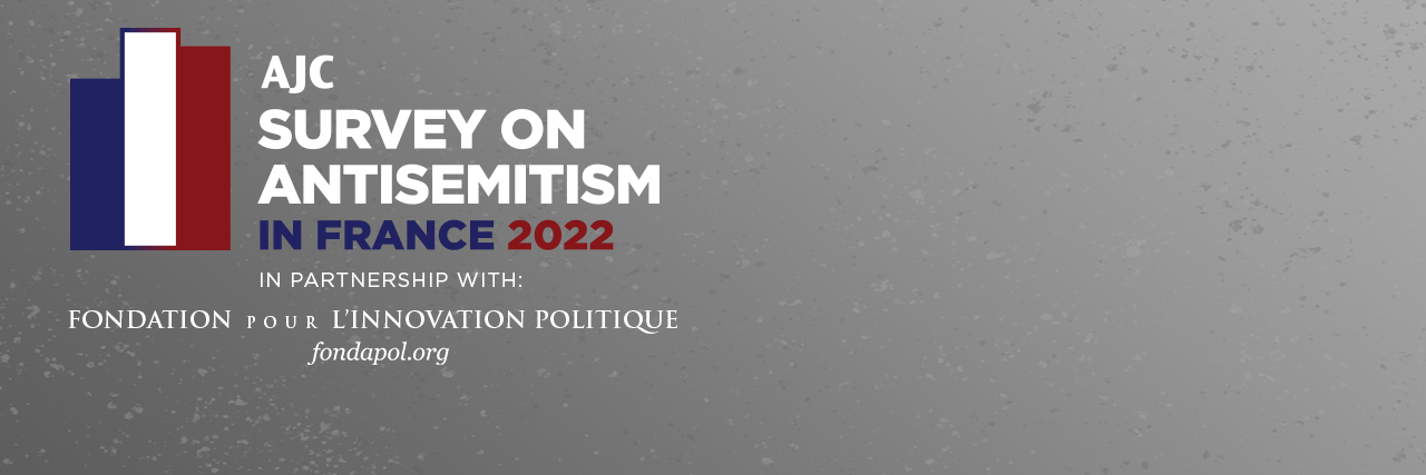 AJC Survey of Antisemitism in France 2022 in partnership with Fondation pour L'Innovation Politique