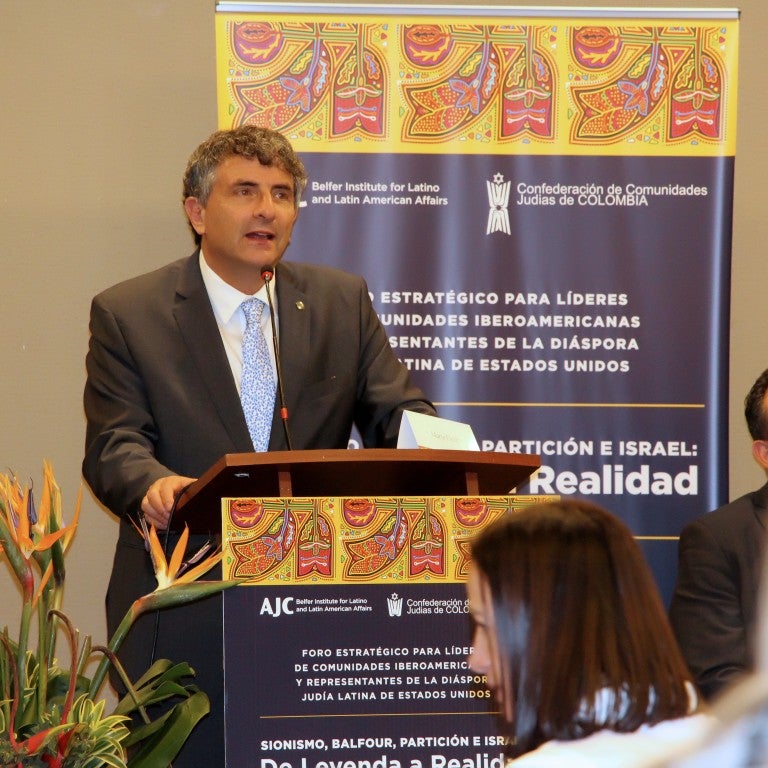 Marcos Peckel, director ejecutivo de la Confederación de Comunidades Judías de Colombia