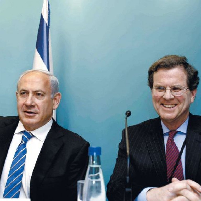 Photo of Prime Minister Netanyahu and AJC CEO David Harris
