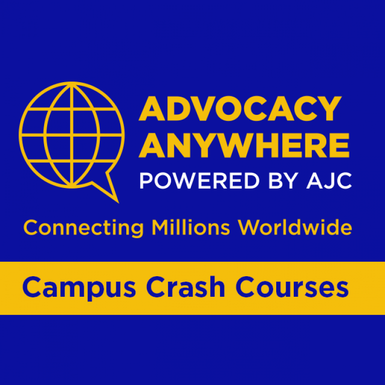 Advocacy Anywhere Campus Crash Course - Powered by AJC - Connecting Millions Worldwide