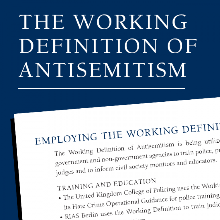 The Working Definition of Antisemitism
