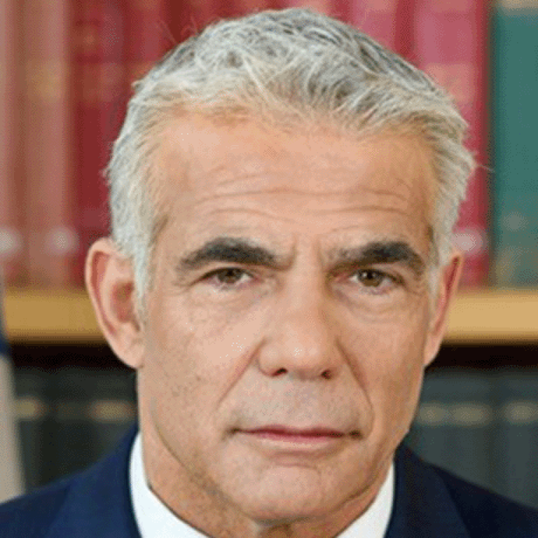 Israel's Alternate Prime Minister and Minister of Foreign Affairs Yair Lapid