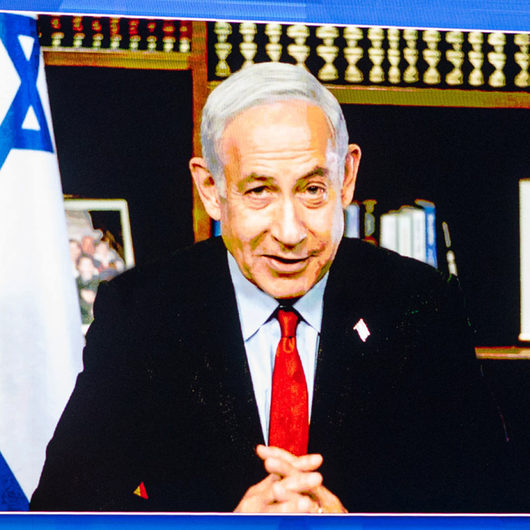Israeli Prime Minister Netanyahu Addresses AJC Global Forum 2023