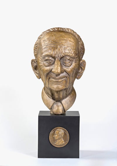 Bronze of Ben Ferencz