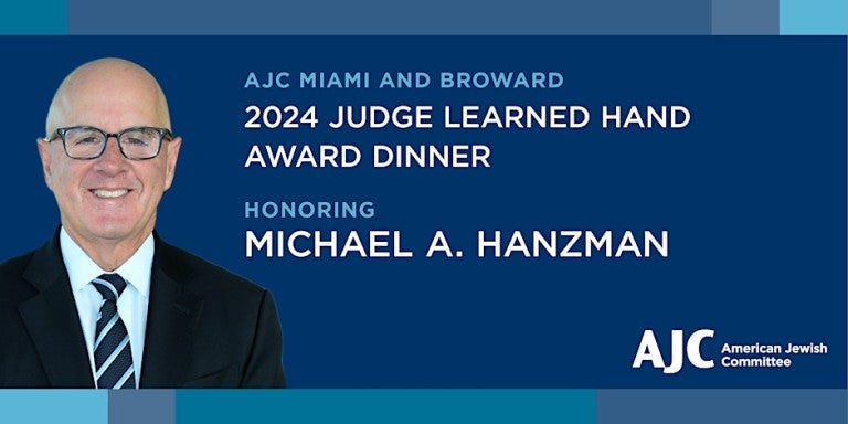 2024 Judge Learned Hand Award Dinner Honoring Michael A. Hanzman