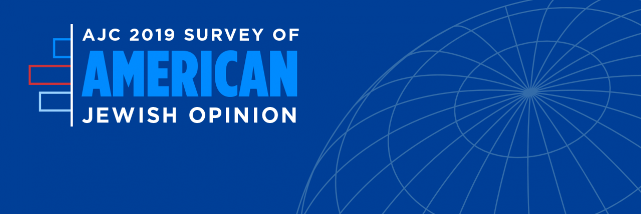 Graphic displaying AJC 2019 Survey of American Jewish Opinion