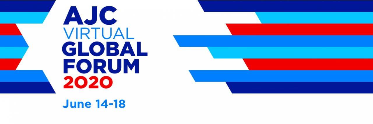 Graphic displaying AJC Virtual Global Forum 2020 logo