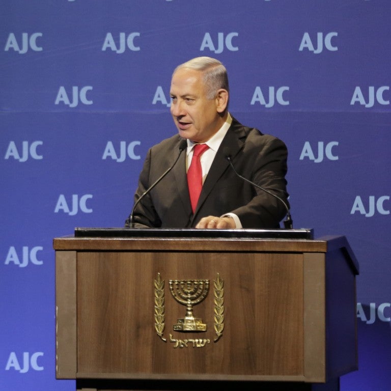 Israeli Prime Minister Benjamin Netanyahu Addresses AJC Global Forum 2018