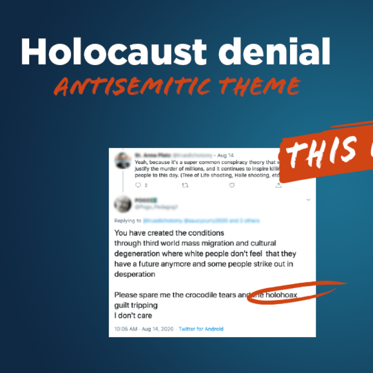 Holocaust denial - This is Antisemitic - Translate Hate