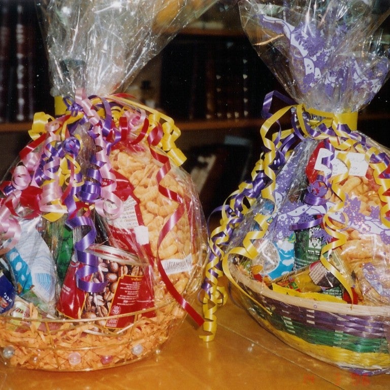 Mishloach Manot packages for Purim