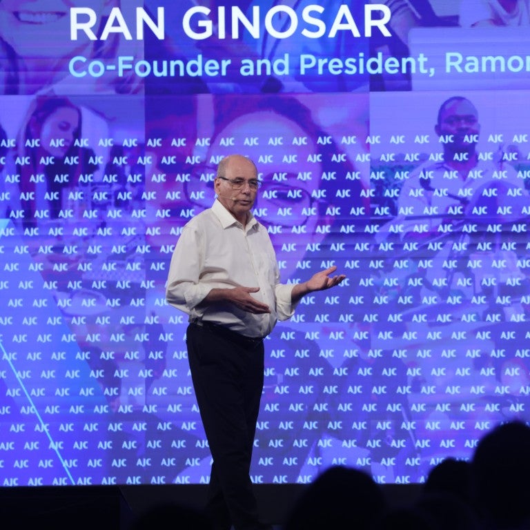 Photo of Ran Ginosar at AJC Global Forum 2023 in Tel Aviv