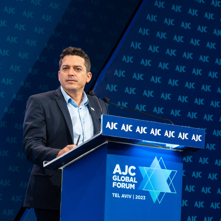 At AJC Global Forum Closing Plenary, Israeli Diaspora Affairs Minister Amichai Chikli  