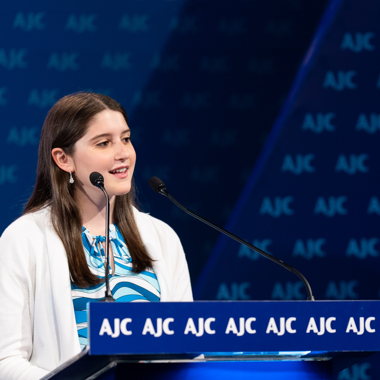 AJC Sharon Greene Award for Campus Advocacy: Lily Cohen Remarks