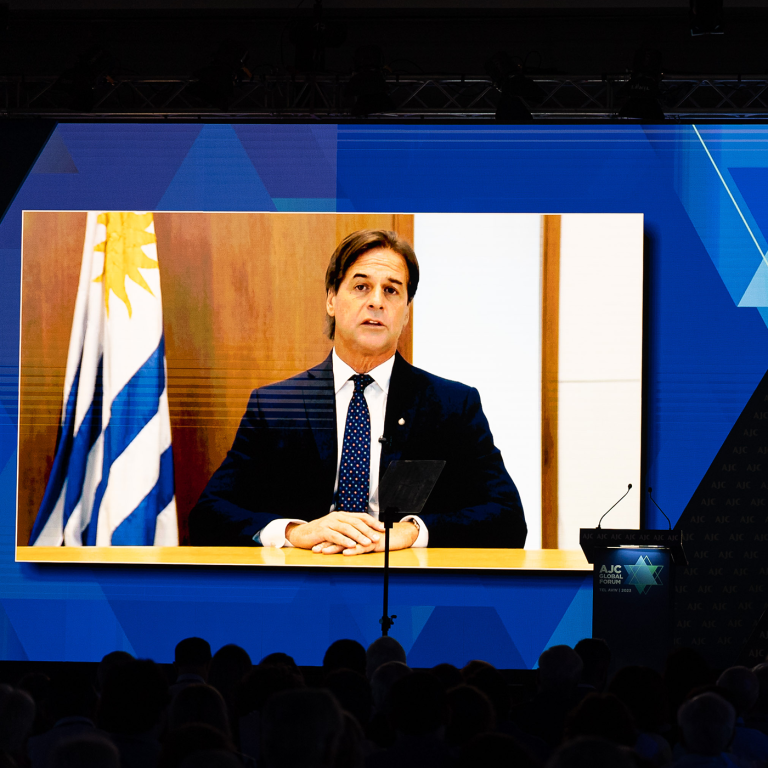 Uruguayan President Lacalle Pou's Address to AJC Global Forum 2023