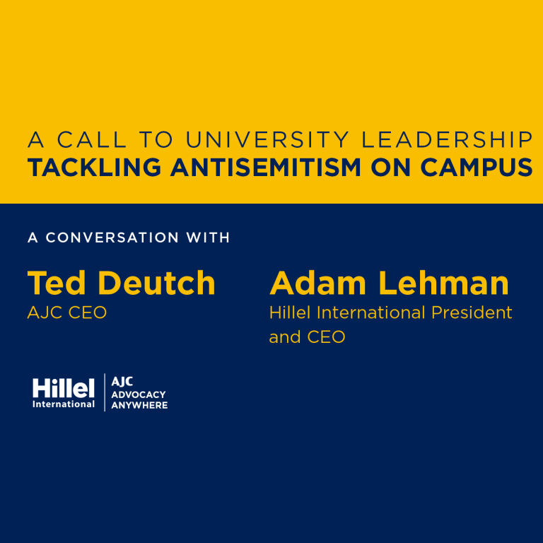 Tackling Antisemitism on Campus