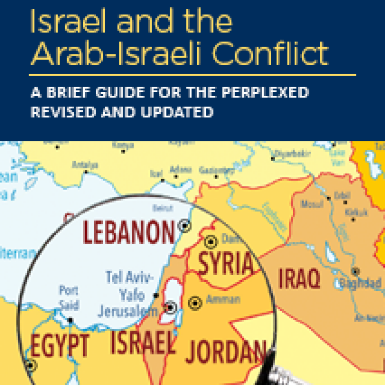 Cover of the Israel and the Arab-Israeli Conflict: A Brief Guide for the Perplexed Revised and Updated written in English