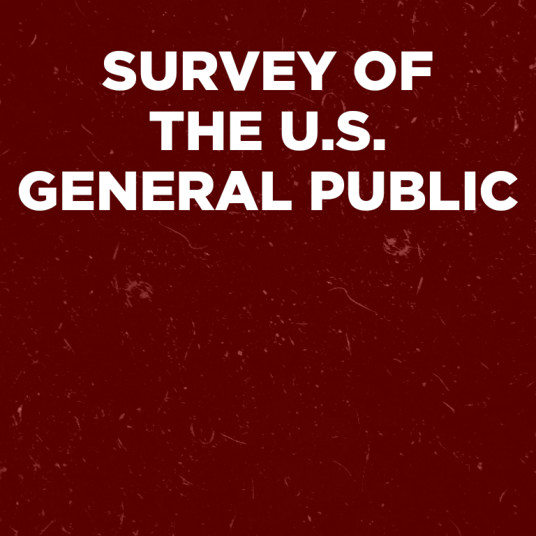 Survey of the U.S. General Public