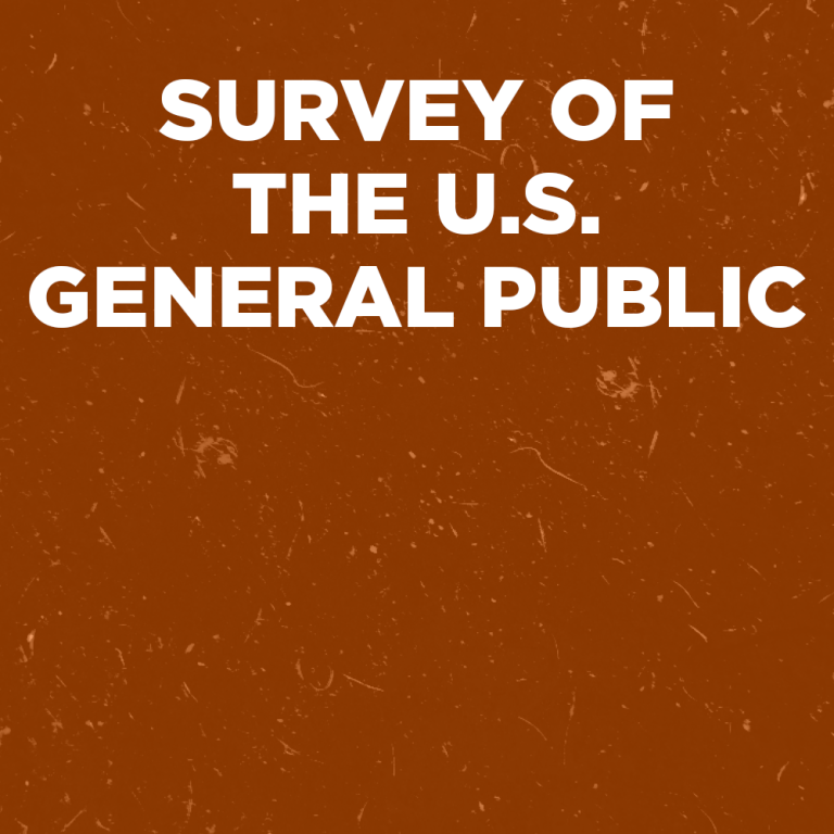 Survey of The U.S. General Public