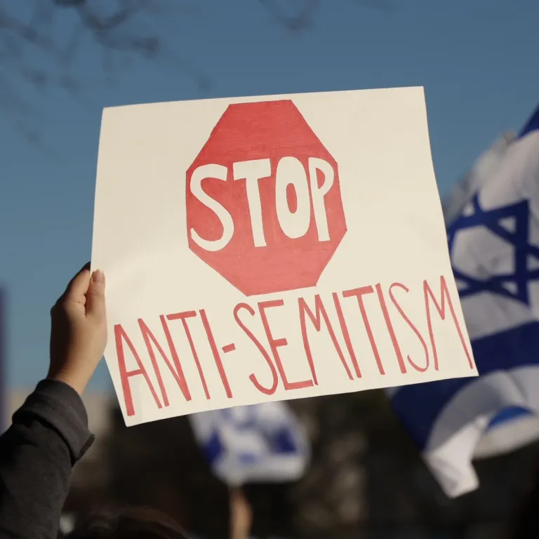 Stop Antisemitism Sign