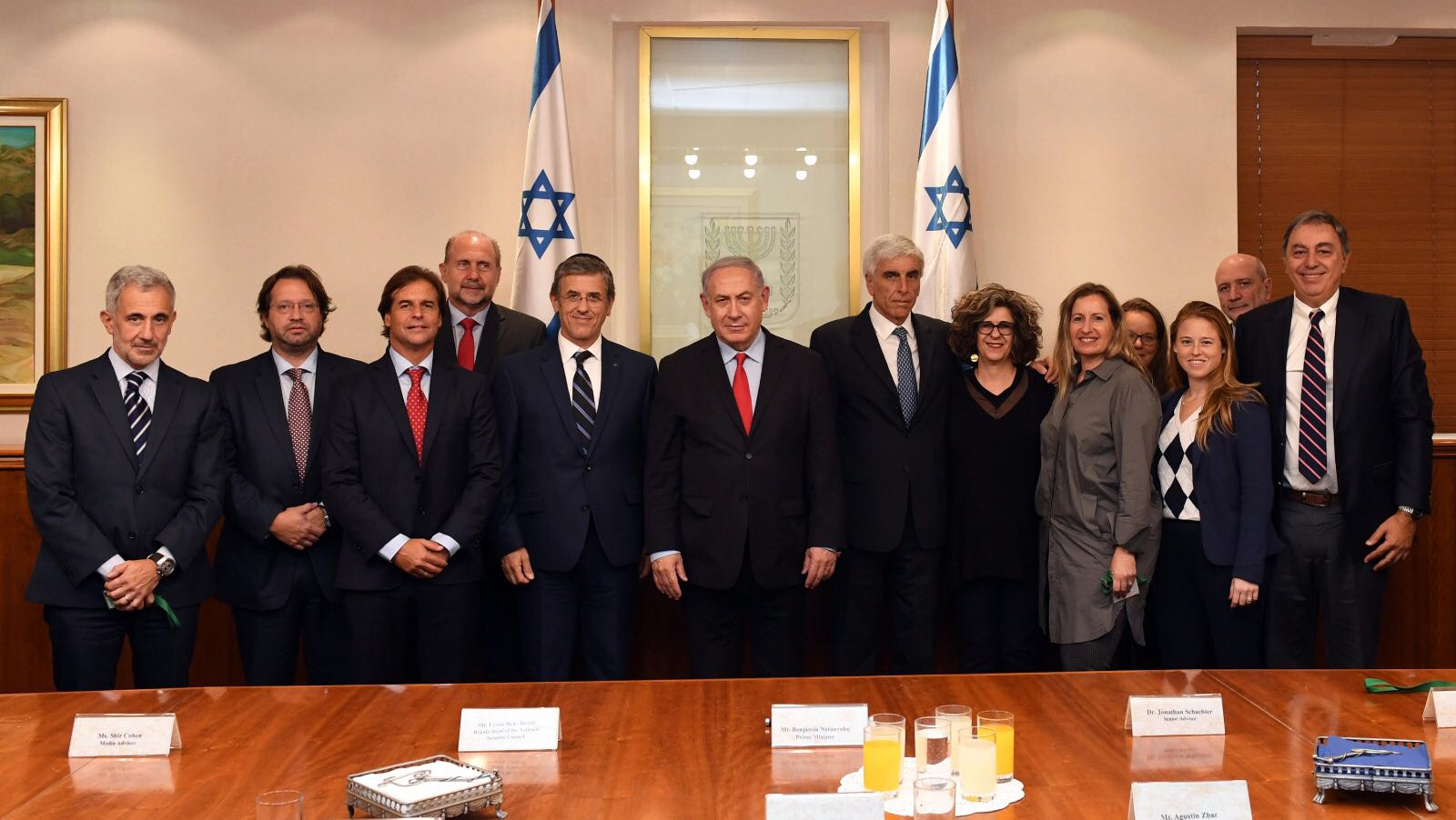Reunión con el Primer Ministro israelí Benjamín Netanyahu