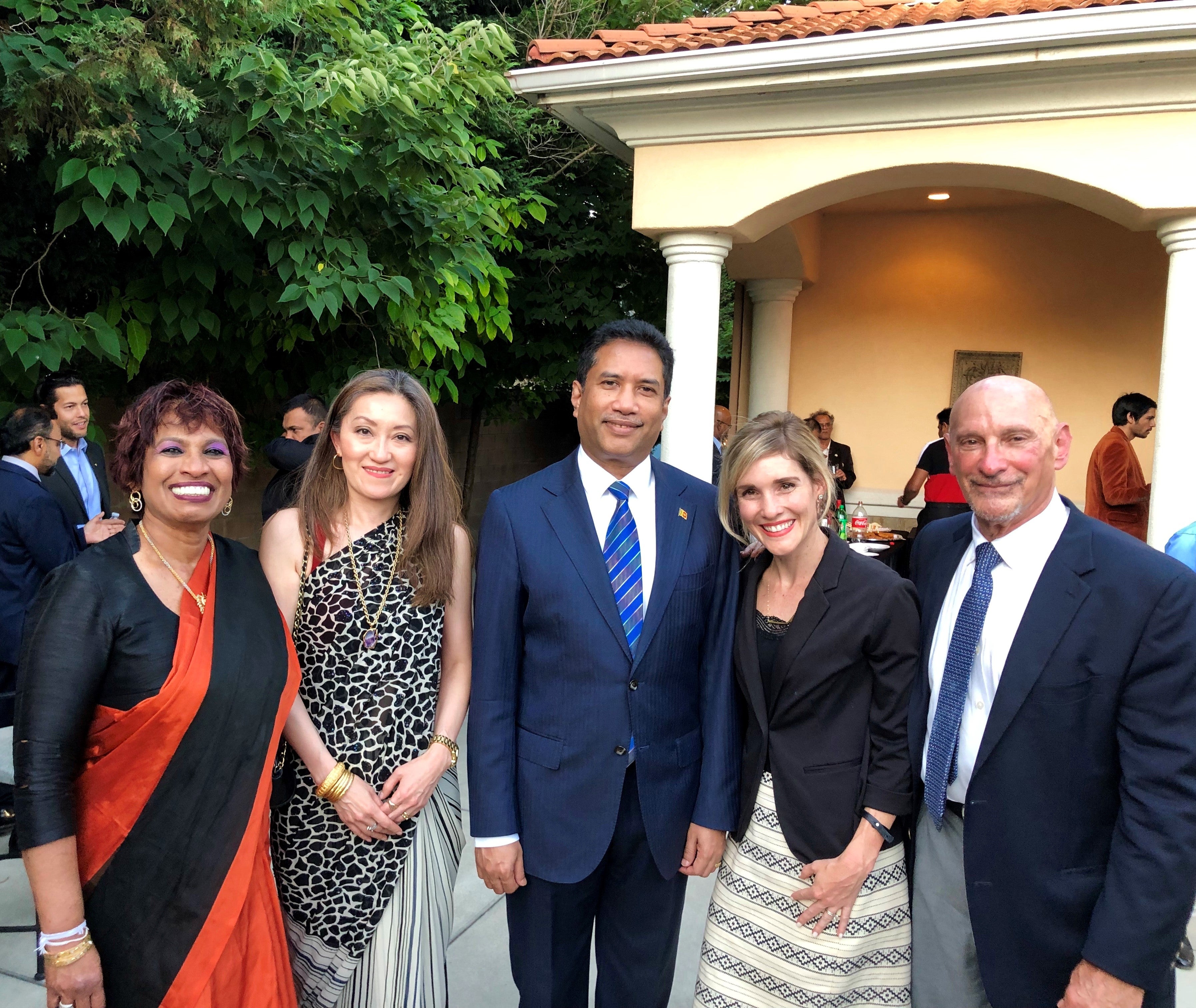2019-07-23 Sir Lanka Ambassador dinner pic 1 of 2
