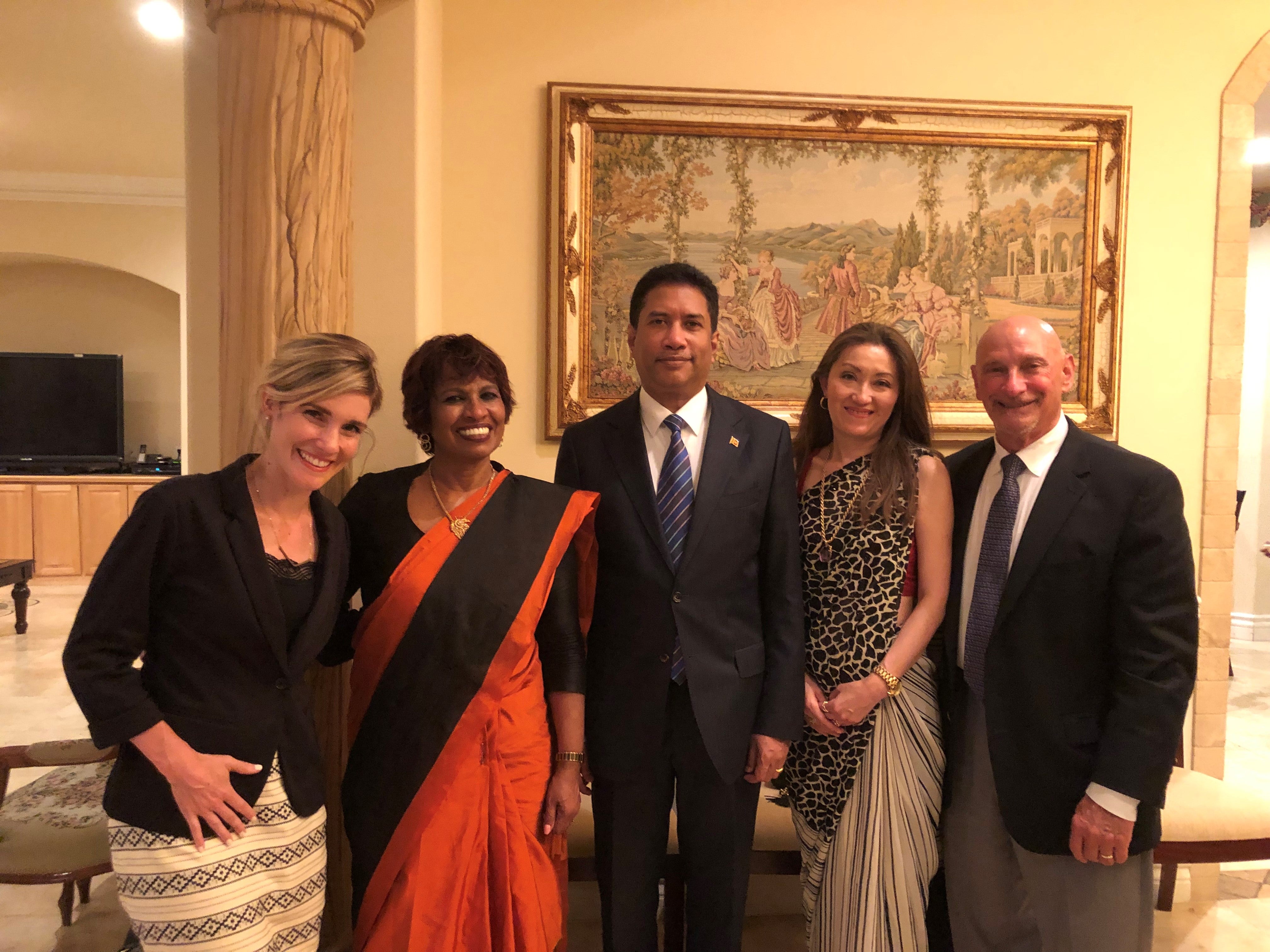 2019-07-23 Sri Lanka Ambassador dinner pic 2 of 2