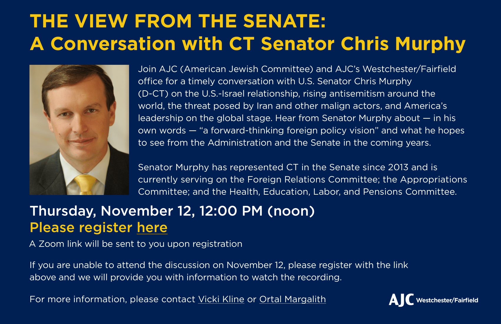 Senator Chris Murphy - November 12 