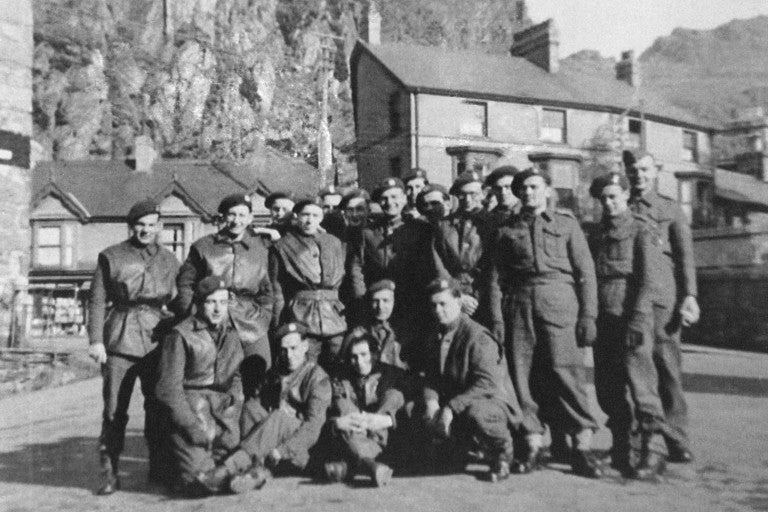 Photo of x troop during WWII