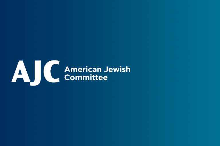 AJC American Jewish Committee logo and spelled out