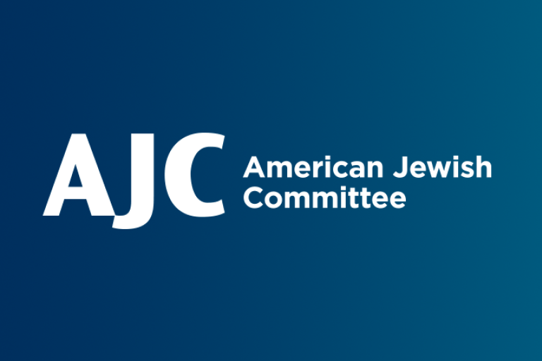 AJC Global Forum 2024 - Washington, D.C. - June 9-11 on a purple background with Stars of David