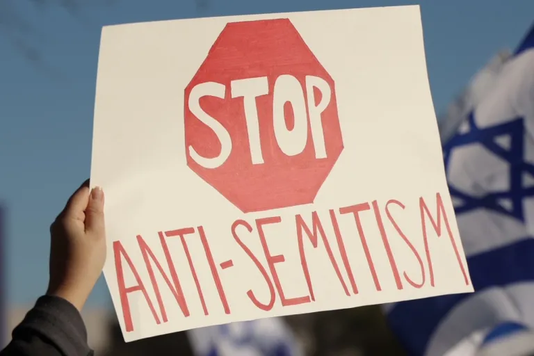 Stop Antisemitism Sign