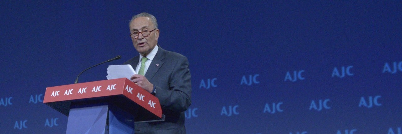 Senate Minority Leader Schumer Addresses AJC Global Forum