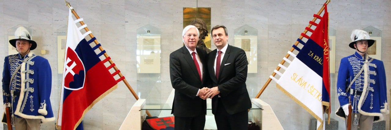 AJC Delegation Visits Slovakia after Opening of AJC Central Europe