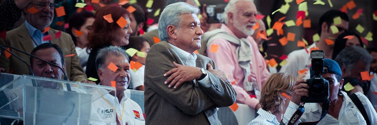 Photo of Mexican President-Elect Andrés Manuel López Obrador