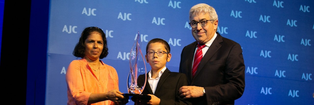 Sandra Samuel receives AJC Moral Courage Award
