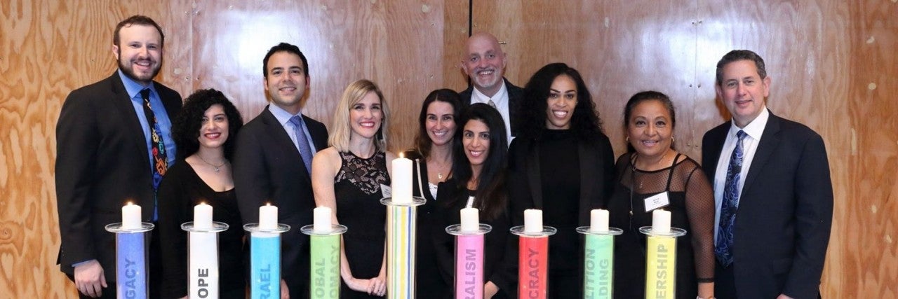 AJC Los Angeles staff at 2019 Hanukkah Celebration