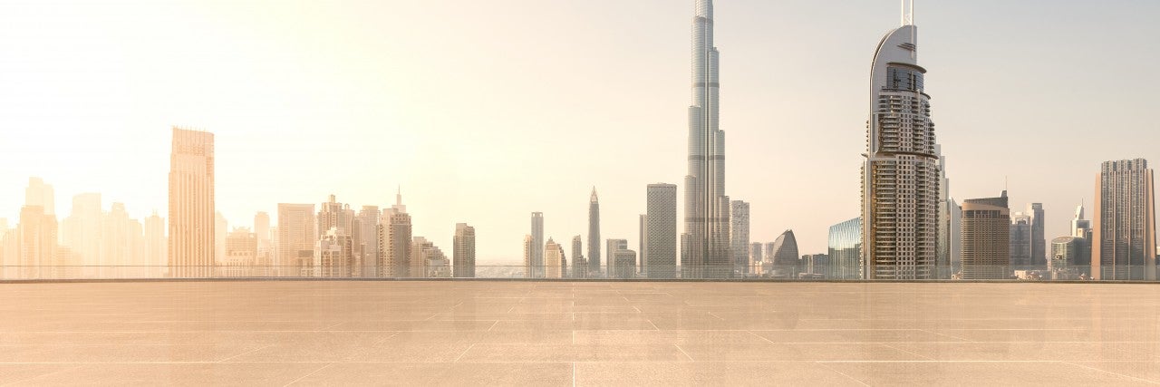 Skyline in the UAE