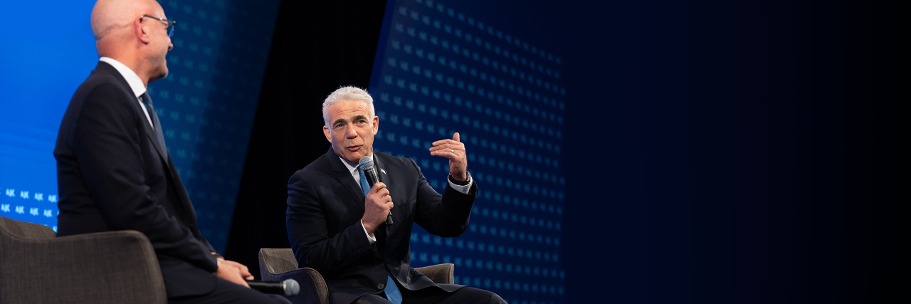 AJC CEO Ted Deutch in Conversation with Yair Lapid, Leader of the Opposition in Israel
