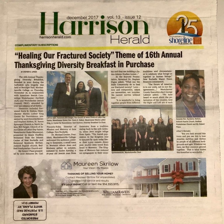 December 2017 Harrison Herald - 2017 Thanksgiving Diversity Breakfast 
