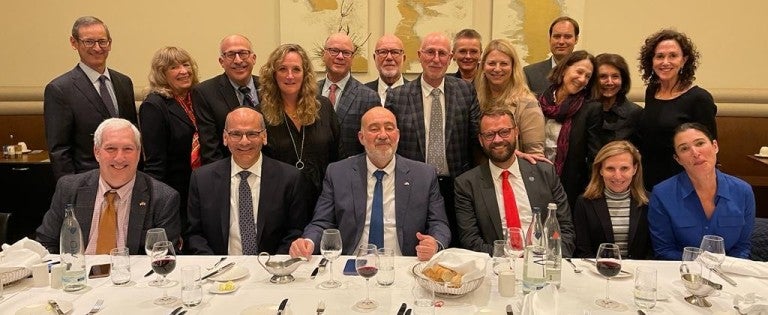 AJC leaders meet with Israel’s Ambassador to Germany Ron Prosor in Berlin, Germany | September 2022