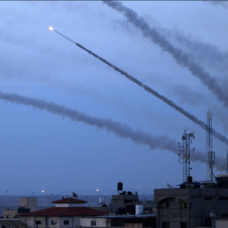 Rockets over Israel