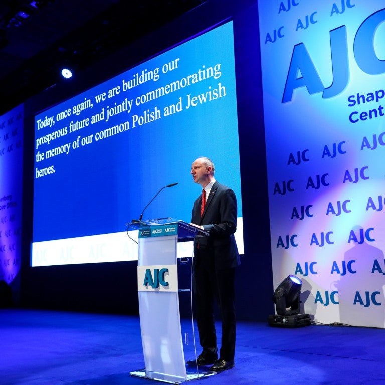 Warsaw Gala Celebrates Opening of AJC Central Europe Office