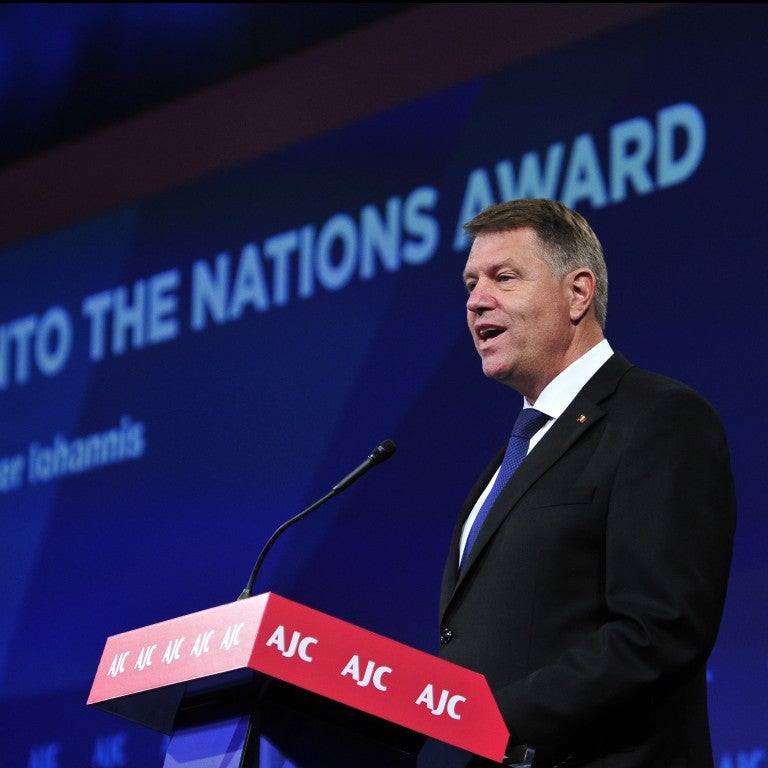 AJC Global Forum to Honor Romanian President Iohannis