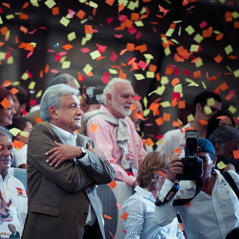 Photo of Mexican President-Elect Andrés Manuel López Obrador