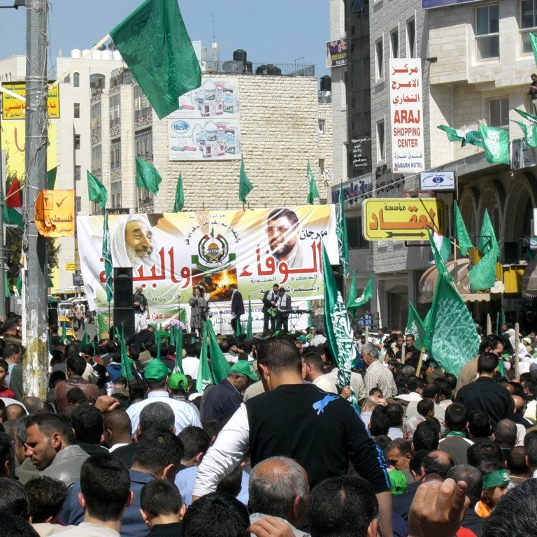 Photo of Hamas rally in Gaza