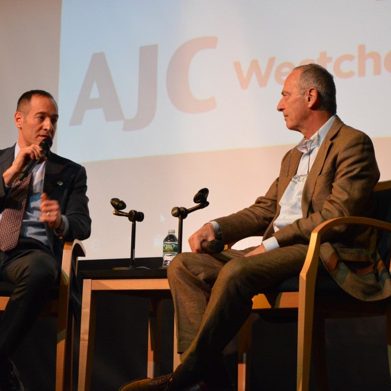 AJC WestFair Director Scott Richman and Martin Fletcher 