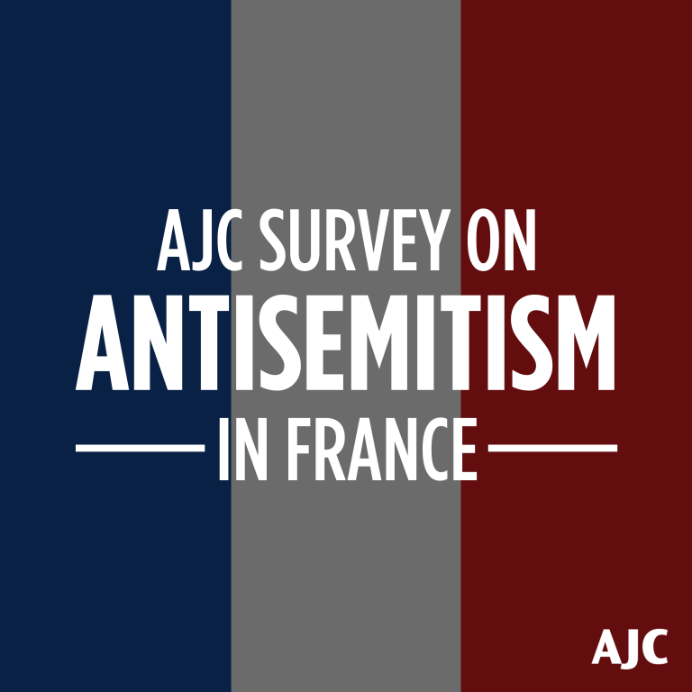 AJC Survey on Antisemitism in France 